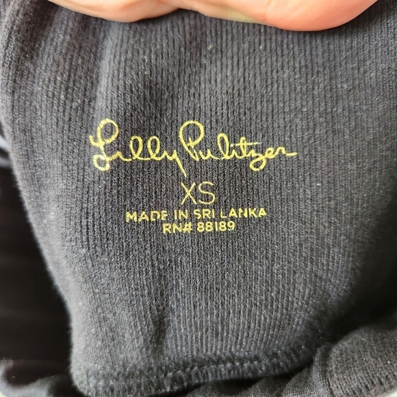 Lilly Pulitzer Mia High-Rise Knit Legging Black Size XS - Picture 7 of 9